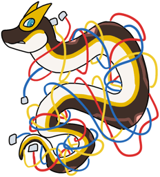 snake-tangled