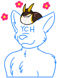 ych-peep-nesting-head